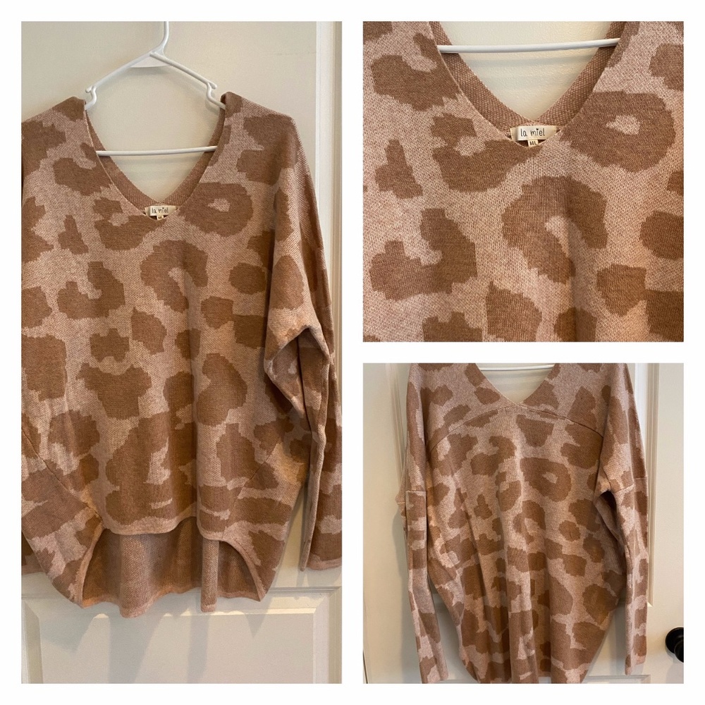 *NWOT* LEOPARD SWEATER